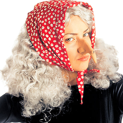 Widmann SRL Oma pruik met bandana