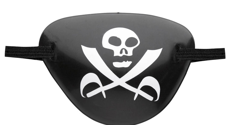 Widmann SRL Ooglapje piraat met doodshoofd