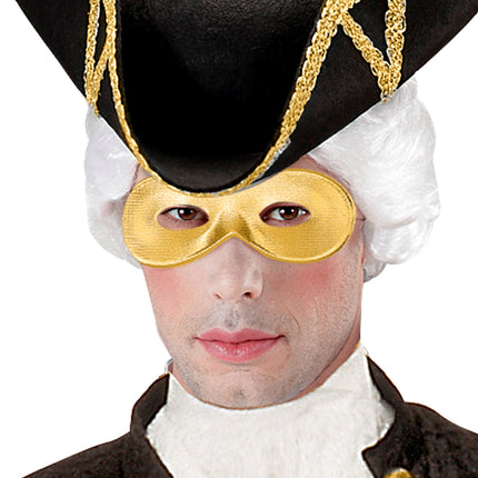 Widmann SRL Oogmasker goud Fiesta