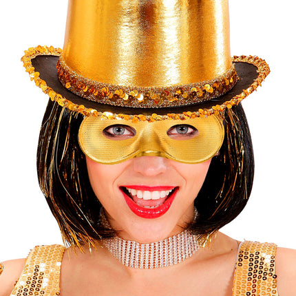 Widmann SRL Oogmasker goud Fiesta