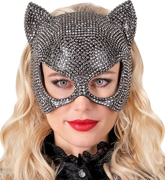 Widmann SRL Oogmasker kat strass Niek