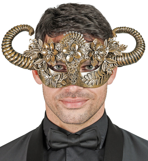 Widmann SRL Oogmasker Ram goud luxe