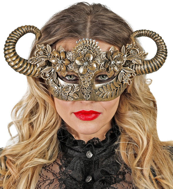 Widmann SRL Oogmasker Ram goud luxe