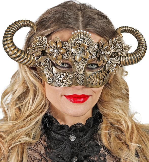 Widmann SRL Oogmasker Ram goud luxe