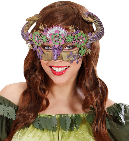 Widmann SRL Oogmasker Ram met bloemen luxe