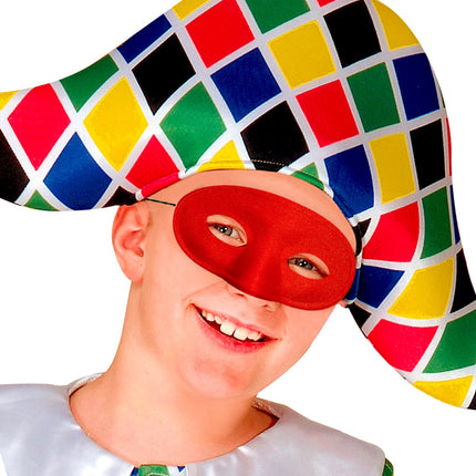 Widmann SRL Oogmasker rood Domino