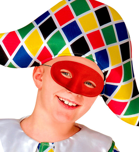 Widmann SRL Oogmasker rood Domino