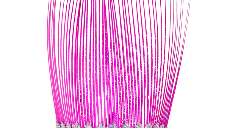 Widmann SRL oogmasker rose met lange punten