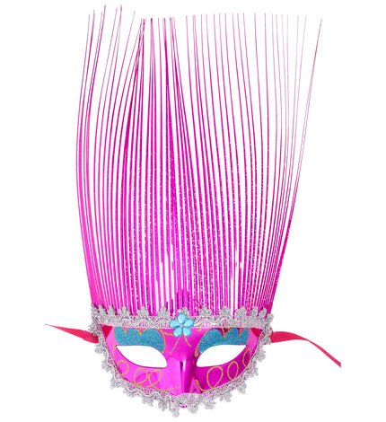 Widmann SRL oogmasker rose met lange punten