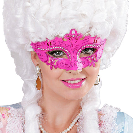 Widmann SRL Oogmasker Venetie Met Stenen Rose