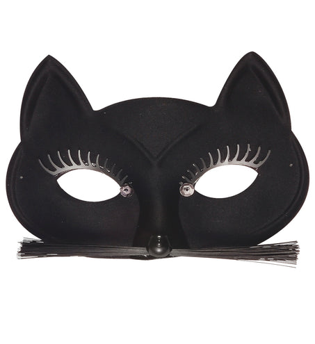 Widmann SRL Oogmasker zwarte kat krabbie