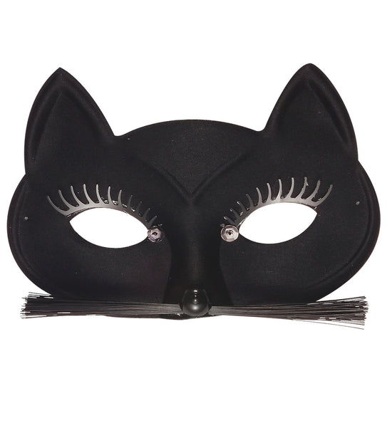 Widmann SRL Oogmasker zwarte kat krabbie