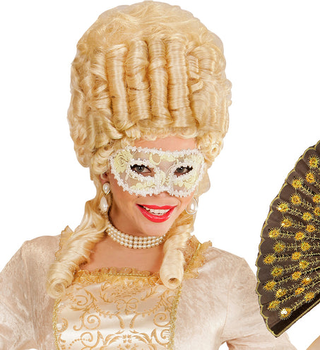 Widmann SRL Oogmaskers met witte roos