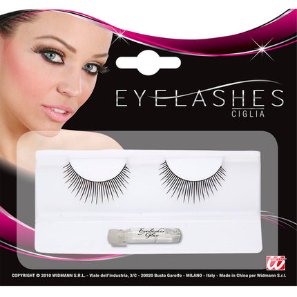 Widmann SRL Oogwimpers Zwart Lange En Korte Haren Gemixed