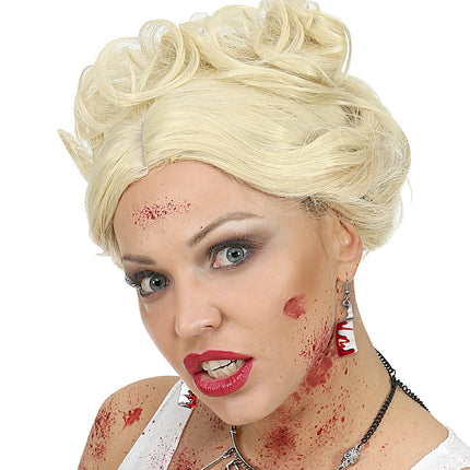 Widmann SRL Oorbellen hakmes met bloed