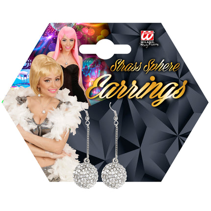 Widmann SRL Oorbellen met zilveren bolletjes