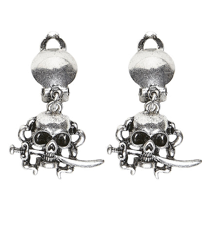 Widmann SRL Oorbellen piraat met schedel