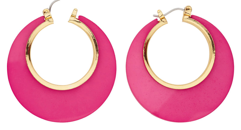 Widmann SRL Oorbellen roze met goud