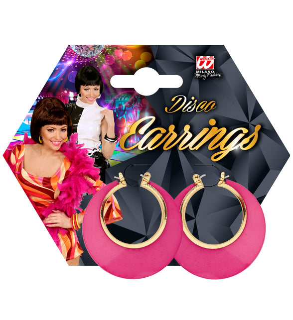 Widmann SRL Oorbellen roze met goud