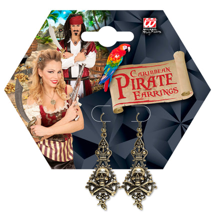 Widmann SRL Oorbellen schedel en botten