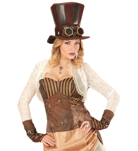 Widmann SRL Oorbellen steampunk met vleugels