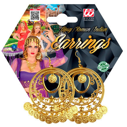 Widmann SRL Oorbellen zigeunerin goud