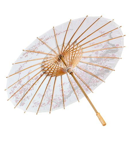 Widmann SRL Oosterse Paraplu Rijstpapier, Wit