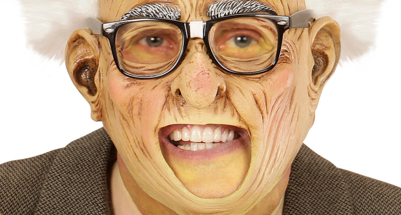 Widmann SRL Opa masker met een grote mond