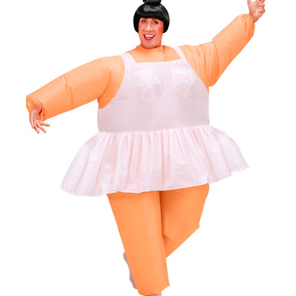 Widmann SRL Opblaasbaar ballet kostuum