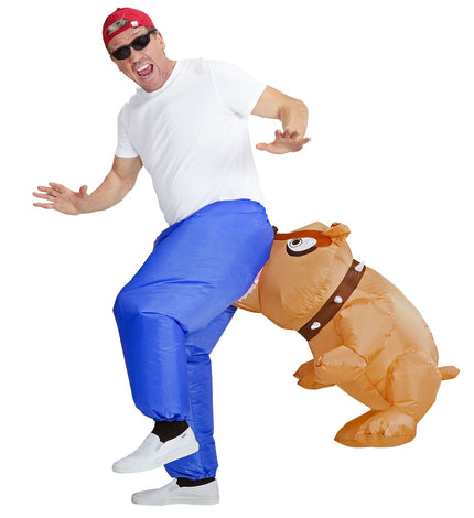 Widmann SRL Opblaasbaar bijtende bulldog pak