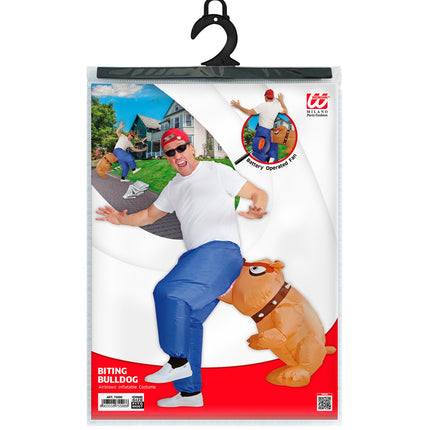 Widmann SRL Opblaasbaar bijtende bulldog pak