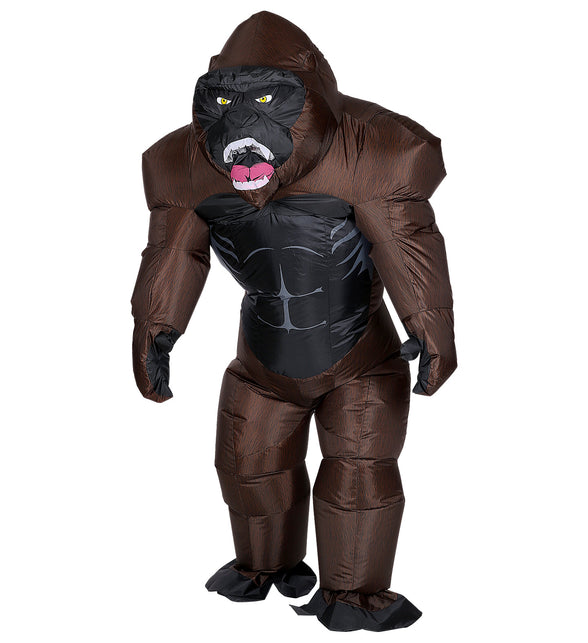 Widmann SRL Opblaasbaar gorilla kostuum unisex
