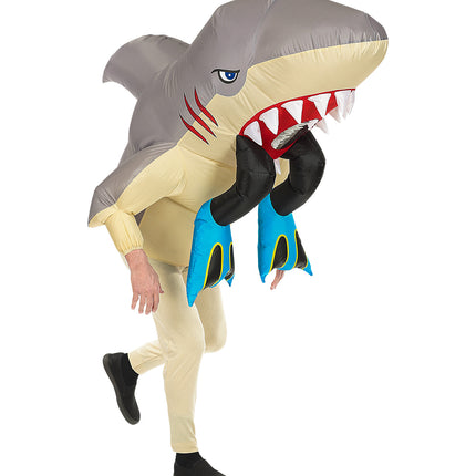 Widmann SRL Opblaasbaar haaien pak unisex