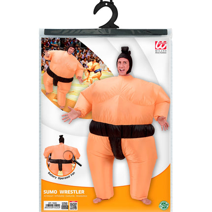Widmann SRL Opblaasbaar Sumoworstelaar kostuum