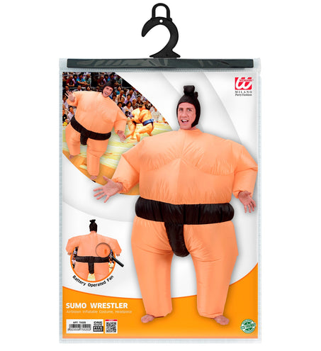 Widmann SRL Opblaasbaar Sumoworstelaar kostuum