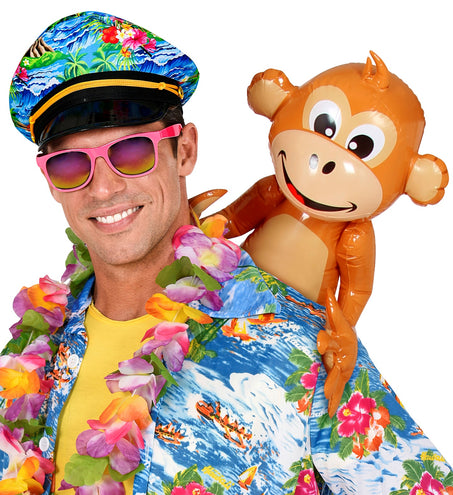 Widmann SRL Opblaasbare aap Gerry