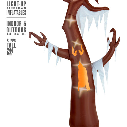 Widmann SRL Opblaasbare boom bezeten door duivel