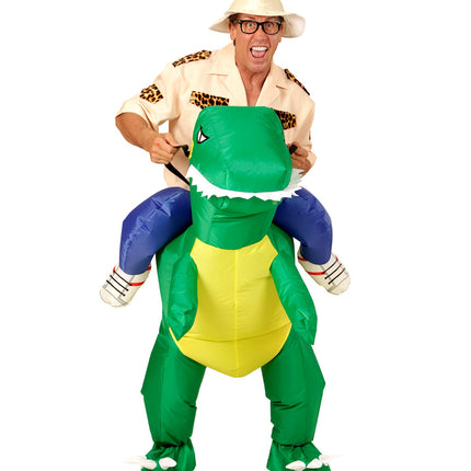 Widmann SRL Opblaasbare dinosaurussen kostuums