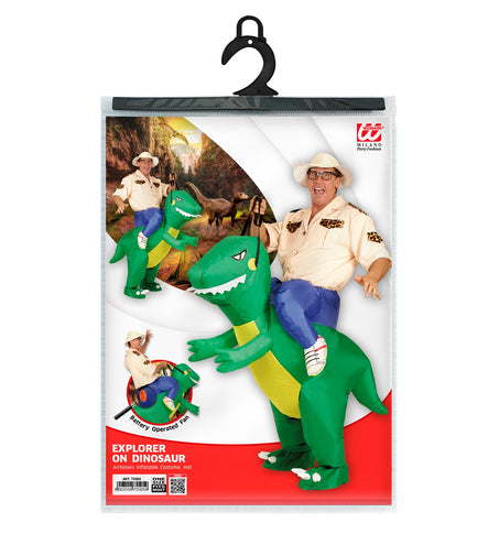 Widmann SRL Opblaasbare dinosaurussen kostuums
