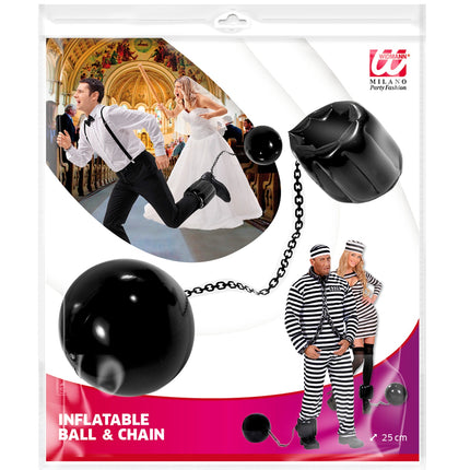 Widmann SRL Opblaasbare enkelbal 25cm