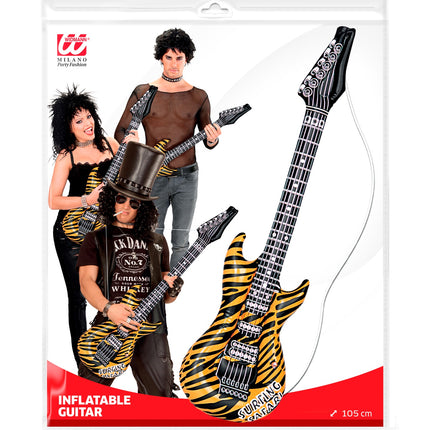 Widmann SRL Opblaasbare gitaar tijgerprint