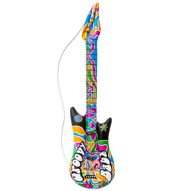 Widmann SRL Opblaasbare groovy gitaar