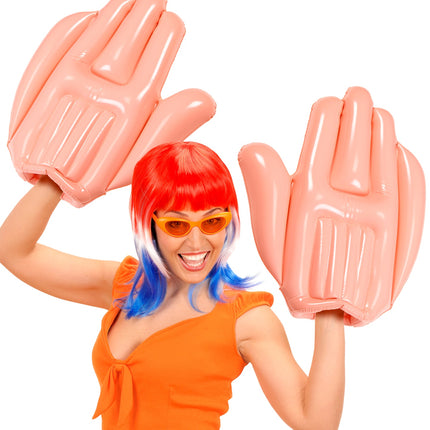 Widmann SRL Opblaasbare hand voor carnaval