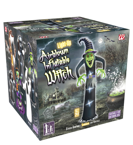 Widmann SRL Opblaasbare heks groot 244cm