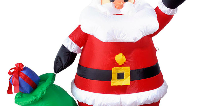 Widmann SRL Opblaasbare kerstman 122cm