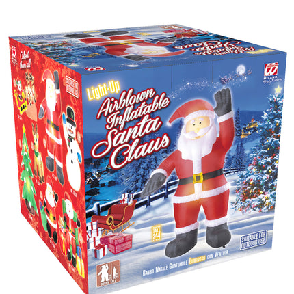 Widmann SRL Opblaasbare kerstman 244cm