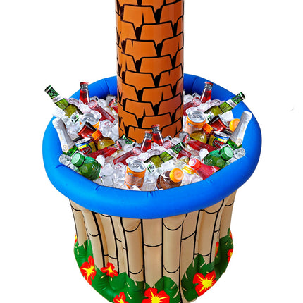 Widmann SRL Opblaasbare palmboom drank koeler 182 cm