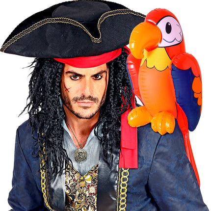 Widmann SRL Opblaasbare papegaai Terry