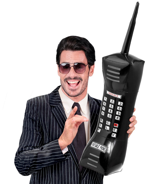 Widmann SRL Opblaasbare telefoon 77cm