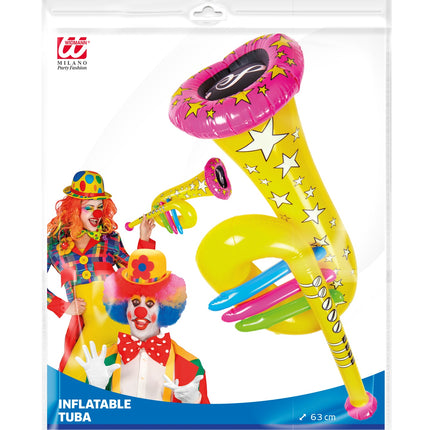 Widmann SRL Opblaasbare tuba Chris geel
